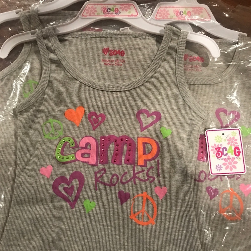🌸3C4G “Camp Rocks” Tank - Picture 3 of 4